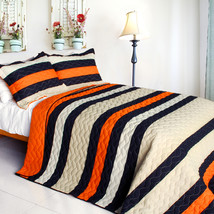 [Cross Of Changes ] 3PC Patchwork Quilt Set(Full/Queen Size) - £78.67 GBP