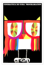 Spanish movie Poster&quot;LECHUZA.Owl.Buho&quot;Rainbow colors.Colorful Art.Home Decor - £13.10 GBP