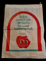 Paraiso Marriott Hotel Acapulco Toiletries Laundry Plastic Utility Bag V... - $14.59