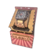 Todd Bloom Flying One Xxxi-Mens Hand Made-Full Grain Leather-Watch - $295.02