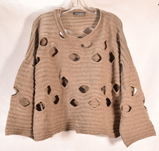 Transprante Womens See-through Knit Beige - £63.07 GBP