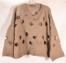 Transprante Womens See-through Knit Beige - $79.20