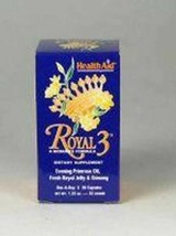 NEW Health Aid America Royal 3 Woman&#39;s Formula with Evening Primerose Oil - £21.45 GBP