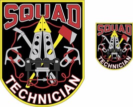 Rescue Squad Technician Window Decals, Set of 2 decals (1) 4&quot; Decal (1) 2&quot; Decal - £7.76 GBP