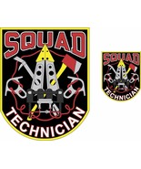 Rescue Squad Technician Window Decals, Set of 2 decals (1) 4&quot; Decal (1) ... - $187.20 MXN