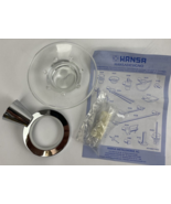 Hansa Designo Chrome Glass Soap Tray Soap Holder Dish 5127CH Wall Mount ... - $81.22 CAD