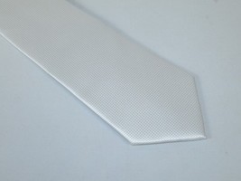 Men's Woven Tie Hankie Set J.Valintin Private Collection R80 White Pique image 3