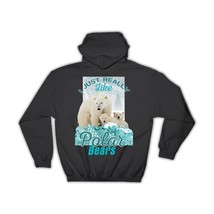 Polar Bear Mandala Nature : Gift Hoodie Wild Animals Wildlife Fauna Safari Speci - £28.18 GBP