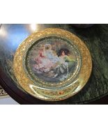 Seltmann Weiden Bavaria Golden Green  Plate "Dames 1850" After Francois ... - $123.75