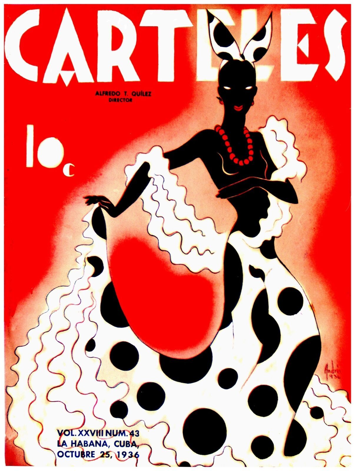 7658.Decoration Poster.Home Room wall design art print.Black Rumbera Polka dress