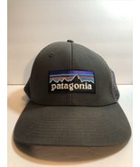 Patagonia Spell Out Cap Mountain Logo Mesh Snapback Trucker Baseball Hat... - $21.67 CAD