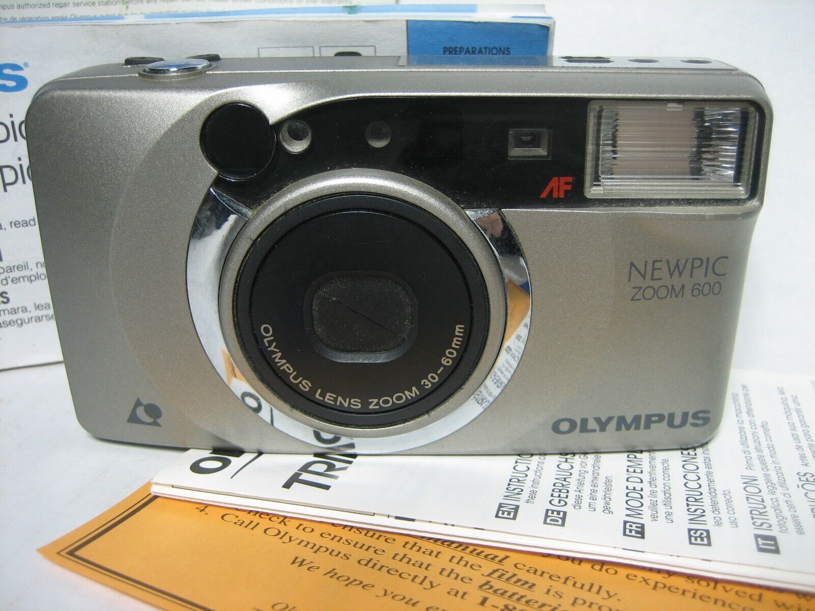 Olympus Newpic Zoom 600 APS Point & Shoot Film Camera 30-60mm 35mm Tested - $22.80