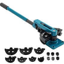 VEVOR Pipe Tube Bender, 3/8&quot; to 1&quot; Manual Pipe Tube Bender, with 7 Dies,... - $206.90
