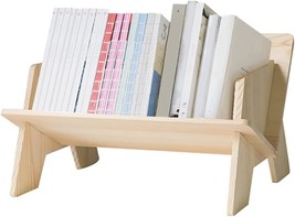 Wood Bookcase In Living Room/Home/Office, Desktop Book Shelf Organizer, ... - £31.55 GBP