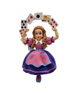Dept 56 Alice In Wonderland “Alice With Cards” Ornament RARE 1990&#39;s Ship... - $64.99