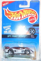 1997 Hot Wheels Spy Print #3 of 4 Sol-Aire Car Collector #555 Resealed Package - £2.36 GBP