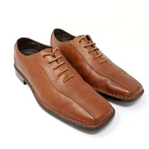 Rockport Mens Oxfords Sz 10.5 M Shoes Brown Bicycle Toe Lace Up Leather - £25.47 GBP