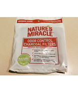 Natures Miracle Odor Control Universal Cat Filter Charcoal Filters 2 Cou... - £4.65 GBP
