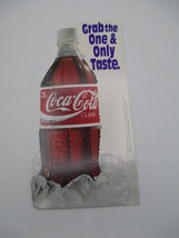 Coca-Cola Vintage Cardboard Door Window Double Sided Sign One and Only T... - $4.95