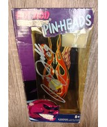 HOT ROD UNDERGROUND PIN HEAD Miniature FLAMED SKULL 7 1/2&quot; Craig Judd SI... - $1,102.04 MXN