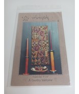 A Country Welcome Whimsicals WH-119 Scrappy Wall Hanging Quilt Pattern 9... - $198.74 MXN