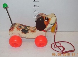 Vintage 1968 Fisher Price Little Snoopy Pull Toy #693 Rare Vhtf - £34.09 GBP