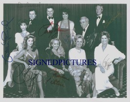 DALLAS CAST SIGNED AUTOGRAPH 8x10 RP PHOTO BY 9 LARRY HAGMAN PRESLEY TIL... - £13.54 GBP