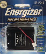 Energizer ER-P240 Cordless Phone Battery Ni-MH 1X3AA 3.6Volt,1000 mAh-NEW-SHIP24 - £31.44 GBP