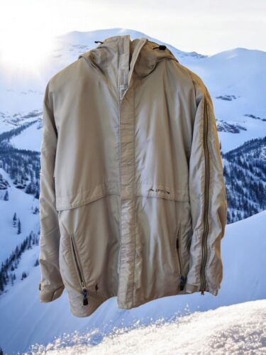 Vintage Sno Jet Snowmobiles Fleece Lined Colorblock Hooded Jacket Vintage Sno Jet Snowmobiles Fleece Lined Colorblock Hooded Jacket
