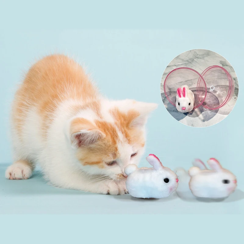 Electronic Pets Rabbit Robot Pets Rolling Ball Hamster Ball Pet Roller M... - $19.03