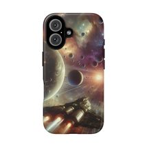 Space Art Tough Cases, Spaceship Traveling Protection for iPhone Galaxy ... - $524.68 MXN