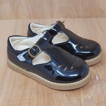 MG Baby Toddler Girl 9.5 EUR 26 Black Patent Leather T-Strap Mary Jane S... - $21.87