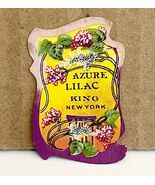 Beauty Product Azure Lilac King Co. Antique Label 1920-30s Mini 1.5 x 1 - $368.75 MXN