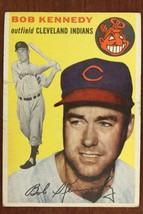 Vintage 1954 Baseball Card TOPPS #155 BOB KENNEDY Outfield Cleveland Indians - £9.23 GBP
