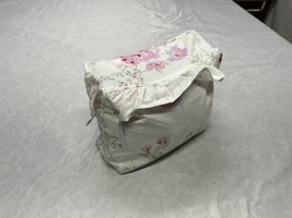 Simply Shabby Chic Essex Floral Duvet Cabana Stripes Pink Roses Twin Reversible - £62.25 GBP