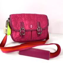 New Coach Field Crossbody Bag Quilted Pink Flap Snap Double Buckle 4061 B2I - £86.78 GBP