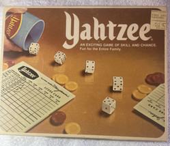 Vintage 1978 Lowe Milton Bradley Yahtzee Original Family Board Game  - £12.54 GBP