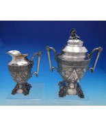 Japanese by Simpson Hall Miller and Co Silverplate Sugar Creamer Set 2pc... - $5,255.21 MXN