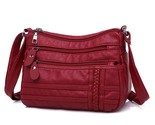 Women bag pu soft leather shoulder bag multi layer crossbody bag quality small bag thumb155 crop