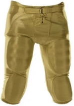 Alleson Athletic 688DY Youth 2-XLG Vegas Gold Integrated W 7 Pads Footba... - $35.52