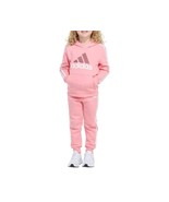 Size 2T Adidas Youth Tracksuit 2 Piece Set BNWTS Pink BNWTS - $547.59 MXN