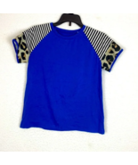 Girls kids blue t-shirt size XL New without tag - $7.00