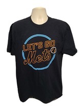 Neon Lets Go New York Mets Adult Black XL TShirt - £11.69 GBP