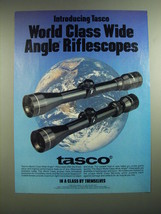 1983 Tasco World Class Wide Angle Riflescopes Advertisement - £14.27 GBP