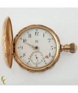 HC / Ch Vacheron &amp; Constantin Double Hunter 14k or Jaune Poche Montre - $6,060.24