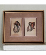 Vintage Indian Maiden 1930s ART Framed 13x10&quot; UNSIGNED Claremore OK - $294.92 CAD