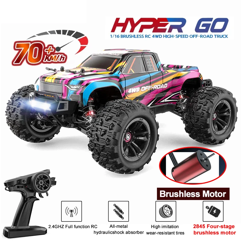 MJX Hyper Go 16207 1:16 70km/h RC CAR 4WD Electric High Speed Remote Control - £135.82 GBP+