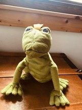 Gently Used Plush Green Frog &amp; Handsome Prince Convertible Stuffed Anima... - £8.17 GBP