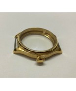 44mm 316L Steel Plating 18K Gold Watch Cases Fit ETA6497/6498 ST36 Movement - $34.64