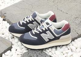 New Balance 574 Lifestyle Unisex Casual Shoes Sneakers [D] Navy NWT U574LGFN - £101.36 GBP